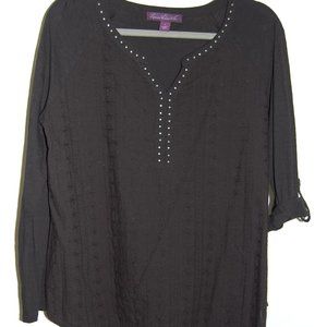 Gloria Vanderbilt long sleeve tee